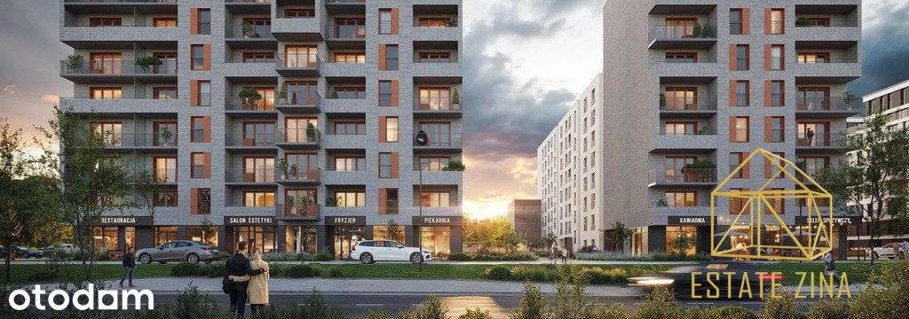 Nowe | 3 Pokoje | 56 m² | Balkon | Garaż Podziemny - Pełny obrazek: 2/14