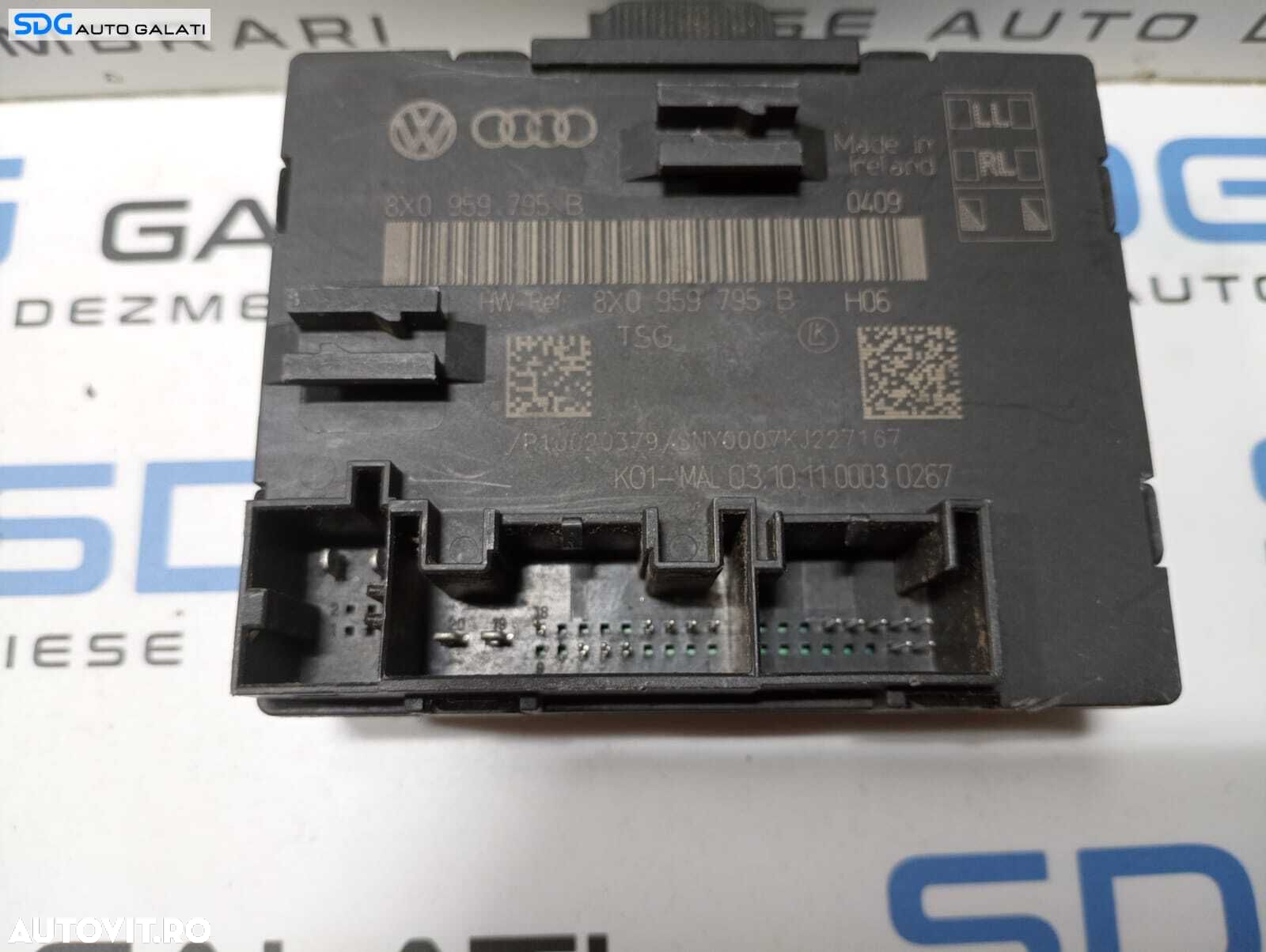 Unitate Modul Calculator Usa Portiera Stanga Spate Volkswagen Golf 6 2008 - 2014 Cod 8X0959795B [M4357] - 2