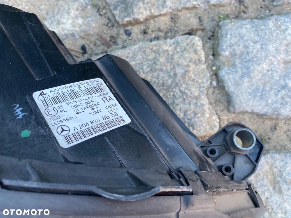 lampa c klasa w204 lift H7 prawa eu cała - 3