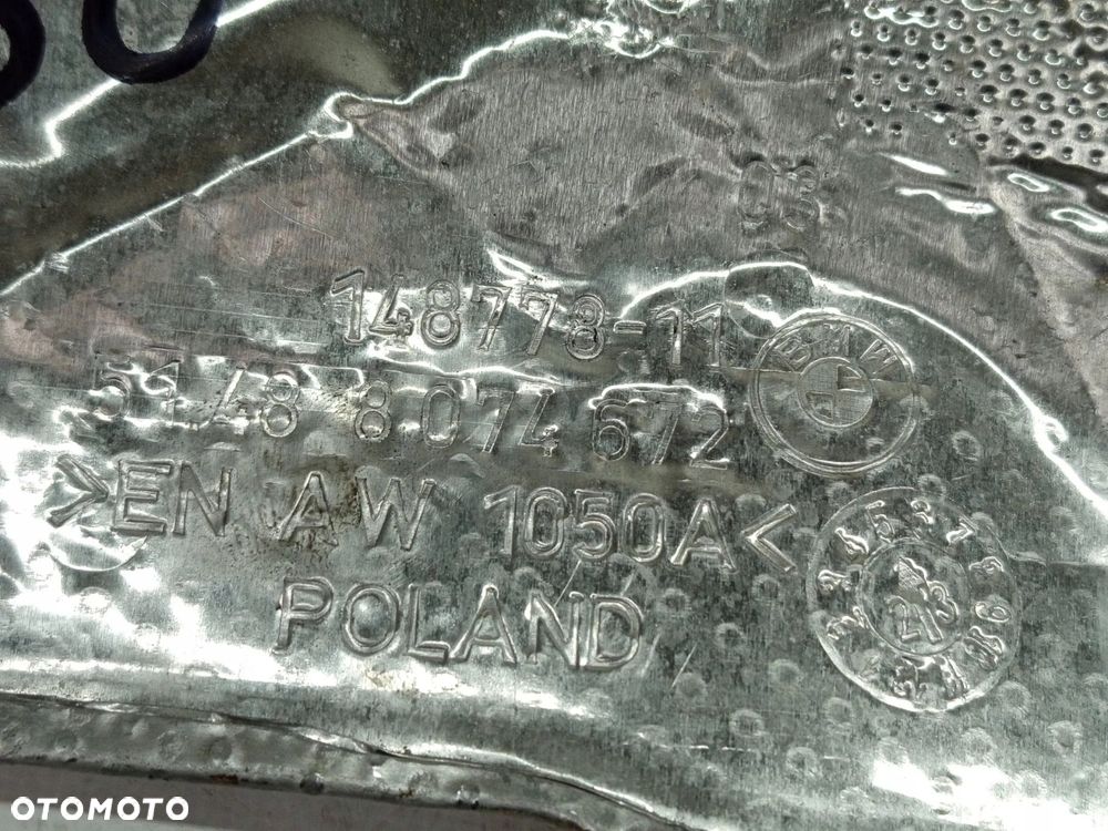 BMW 3 M3 G80 OSŁONA IZOLACJA TERMICZNA RAMY SILNIKA 8074672 - 5