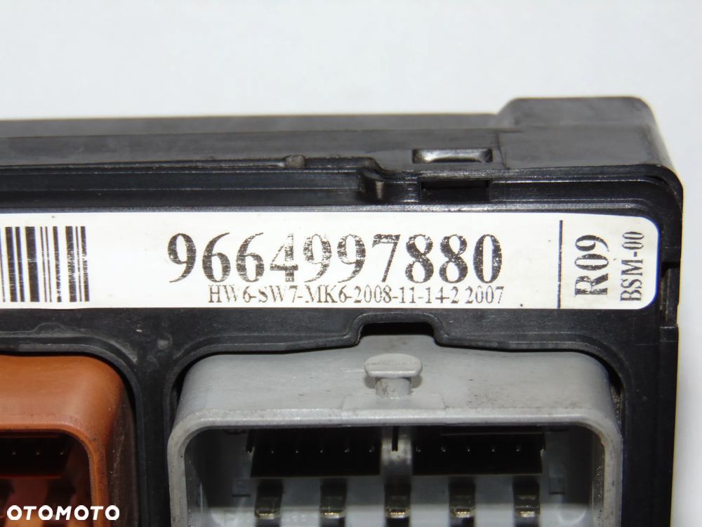 Moduł sterownik BSM skrzynka puszka bezpieczników 9664997880 Citroen C2 C3 FL lift Peugeot 1007 207 05-12r - 2