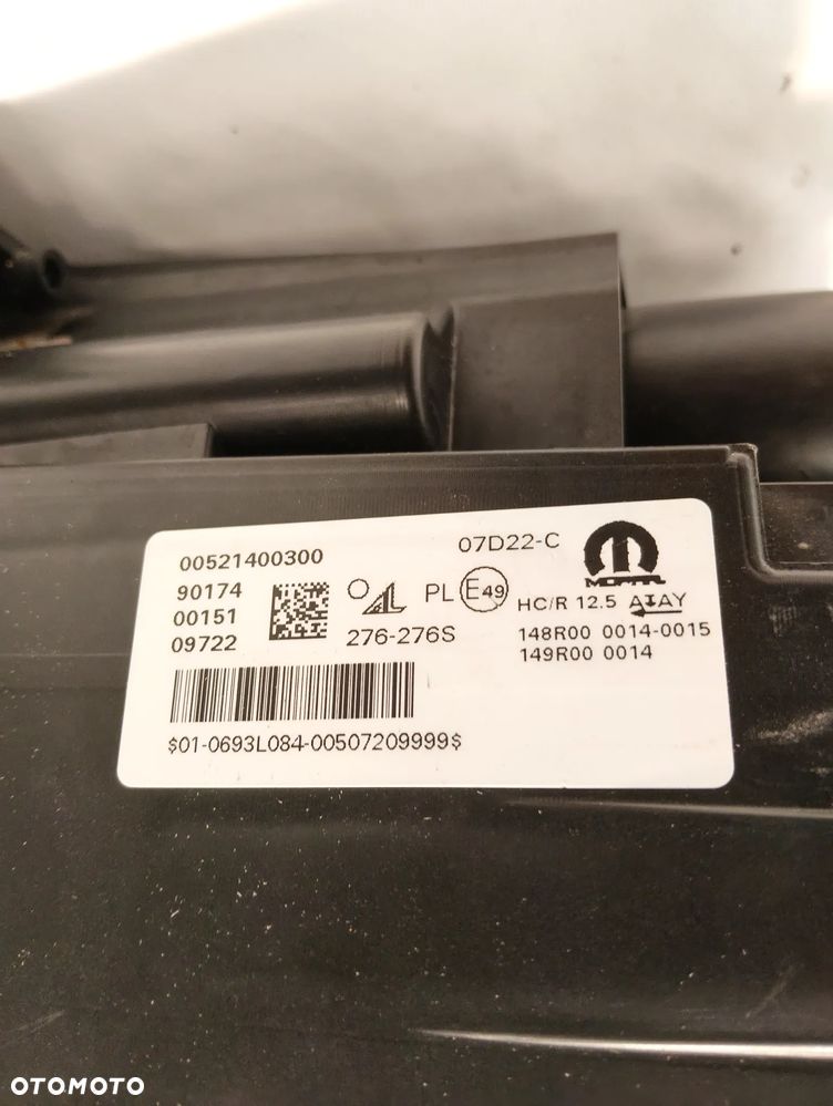 Fiat 500 KOMPLET LAMP ZW 00521400300 - 6