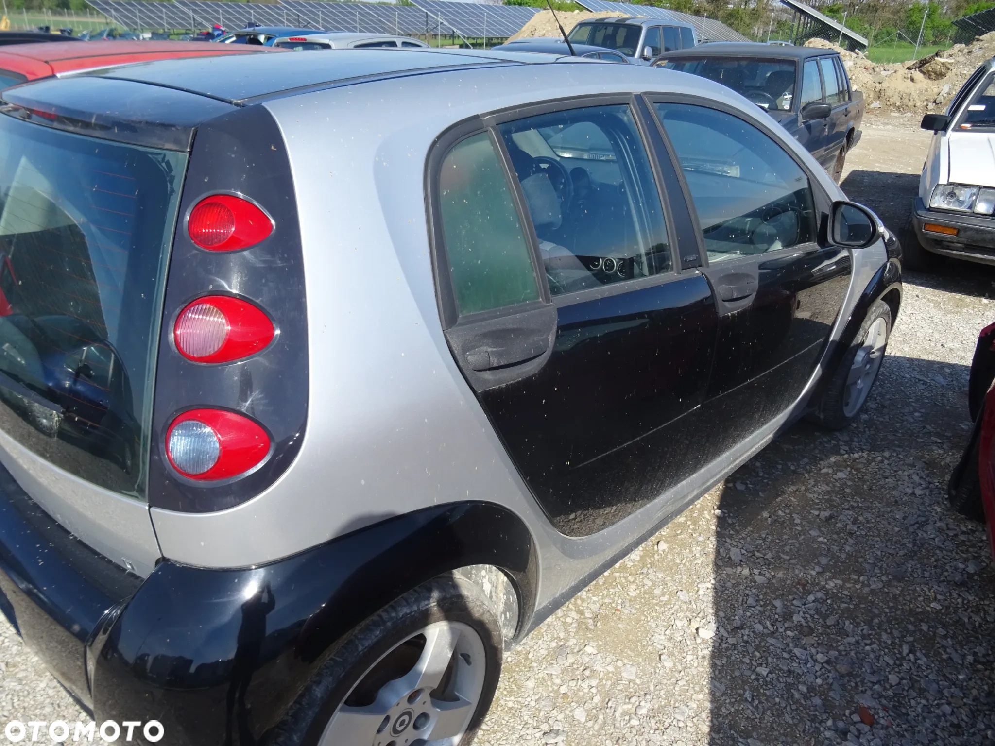 Smart Forfour 2004 lakier(EB4) na części drzwi klapa maska zderzak - 2