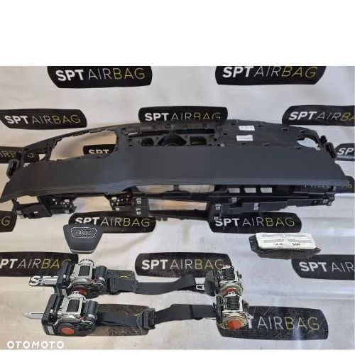AUDI A6 C8 S6 4K RS6 DESKA ROZDZIELCZA KONSOLA KOKPIT PULPIT PODUSZKI AIRBAG AIR BAG PASY KIT SET - 1