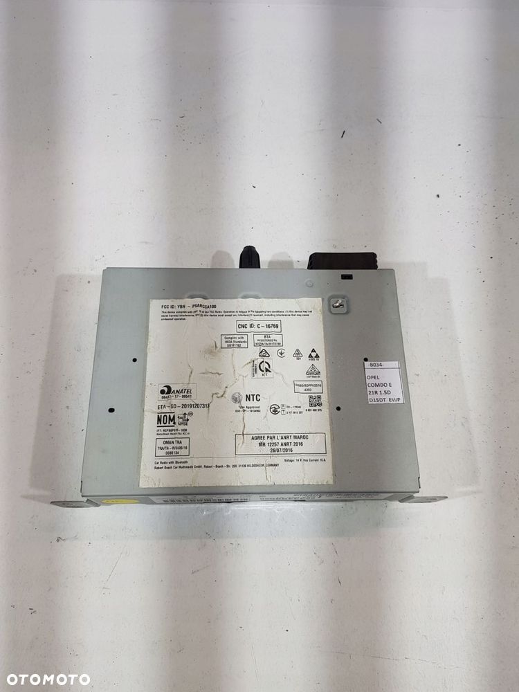 radio nawigacja moduł 9833499580 opel combo e berlingo iv 21r eu - 1
