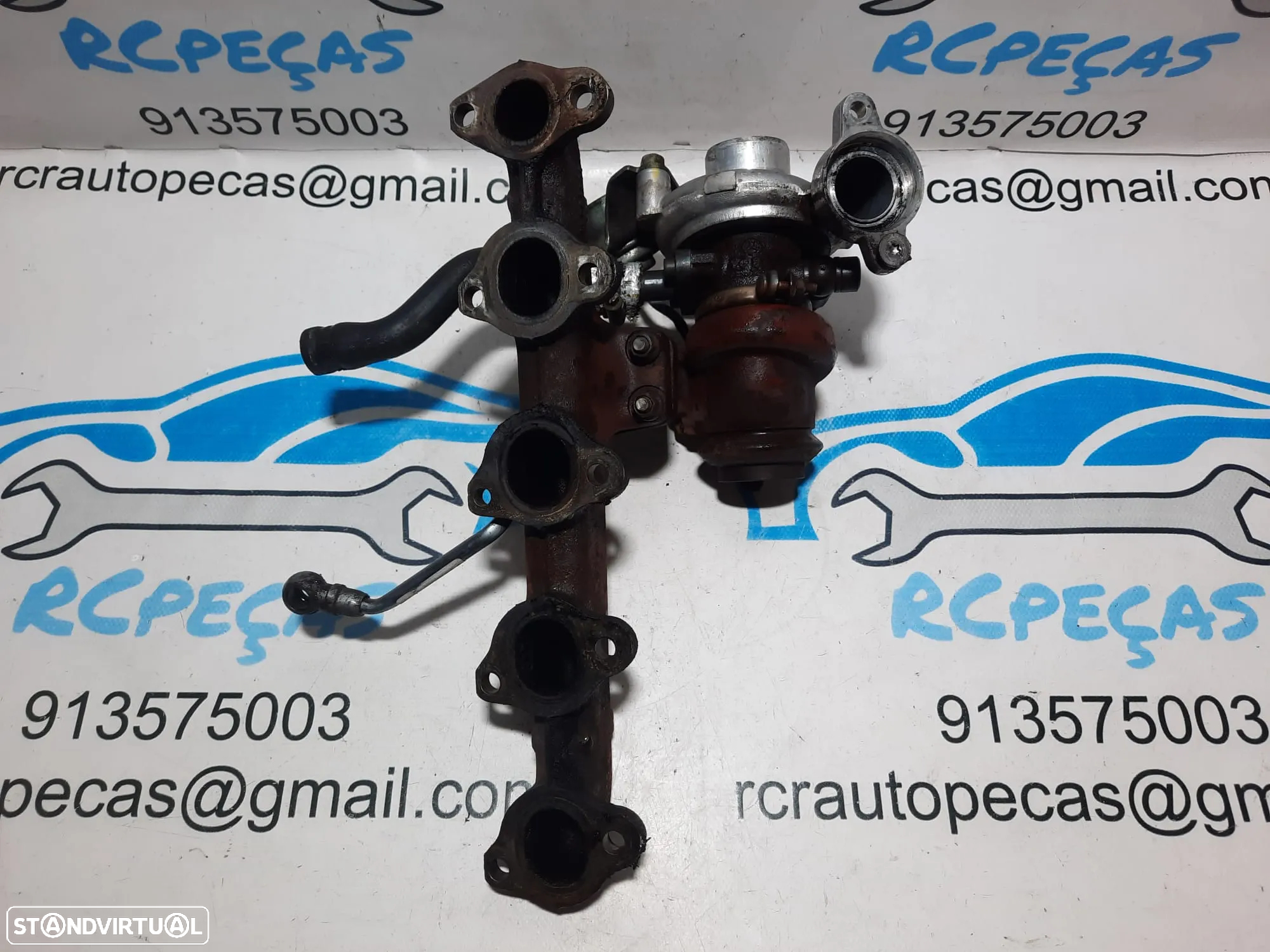 TURBO ORIGINAL TD025S206T4 CITROËN C4 1 MK1 1.6 HDI 90CV 9HX PEUGEOT 207 307 PSA - 5