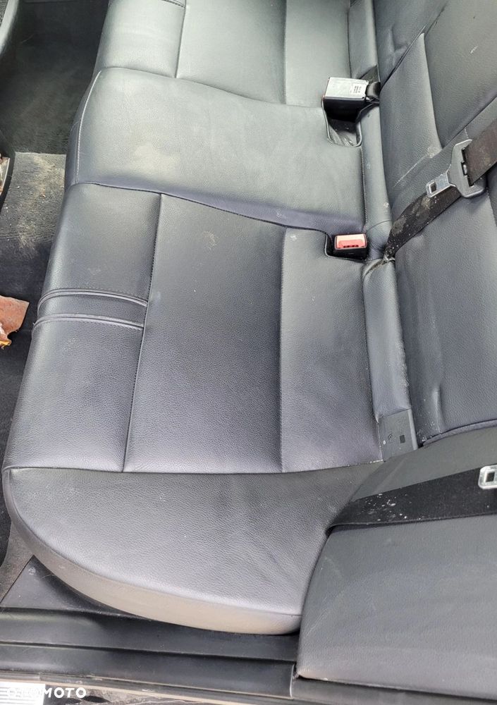 KANAPA TYŁ TYLNA SIEDZISKO OPARCIE CZARNA SKÓRA BMW X3 E83 - 5