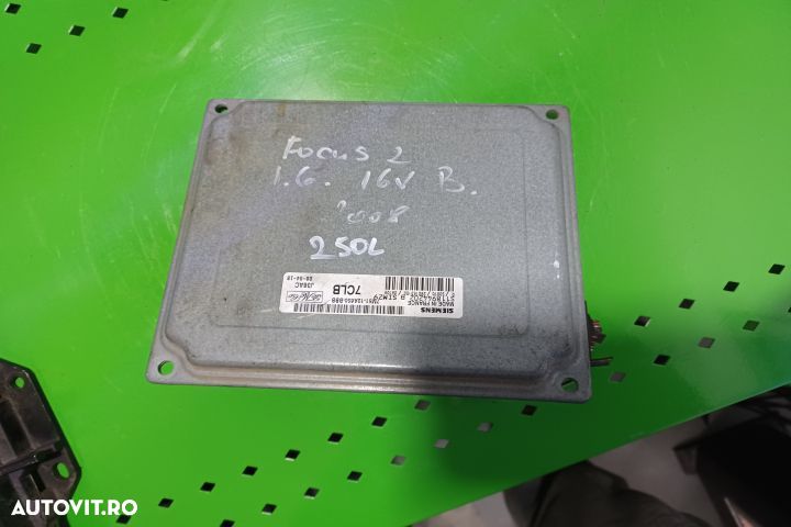 CALCULATOR MOTOR ECU 1.6 16V 7M5112A650BBB S118944202 Ford Focus 2  [din 2004 pana  2008] seria - 1