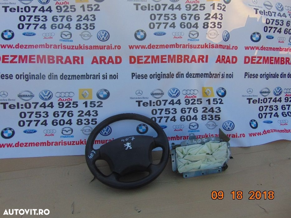 Volan Peugeot 407 an 2004-2010 airbag volan pasager dezmembrez 407 - 3