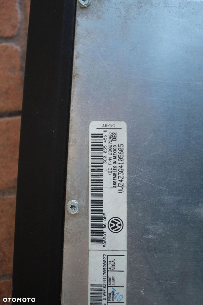 WZMACNIACZ VW PASSAT B6 3C0035456D - 4