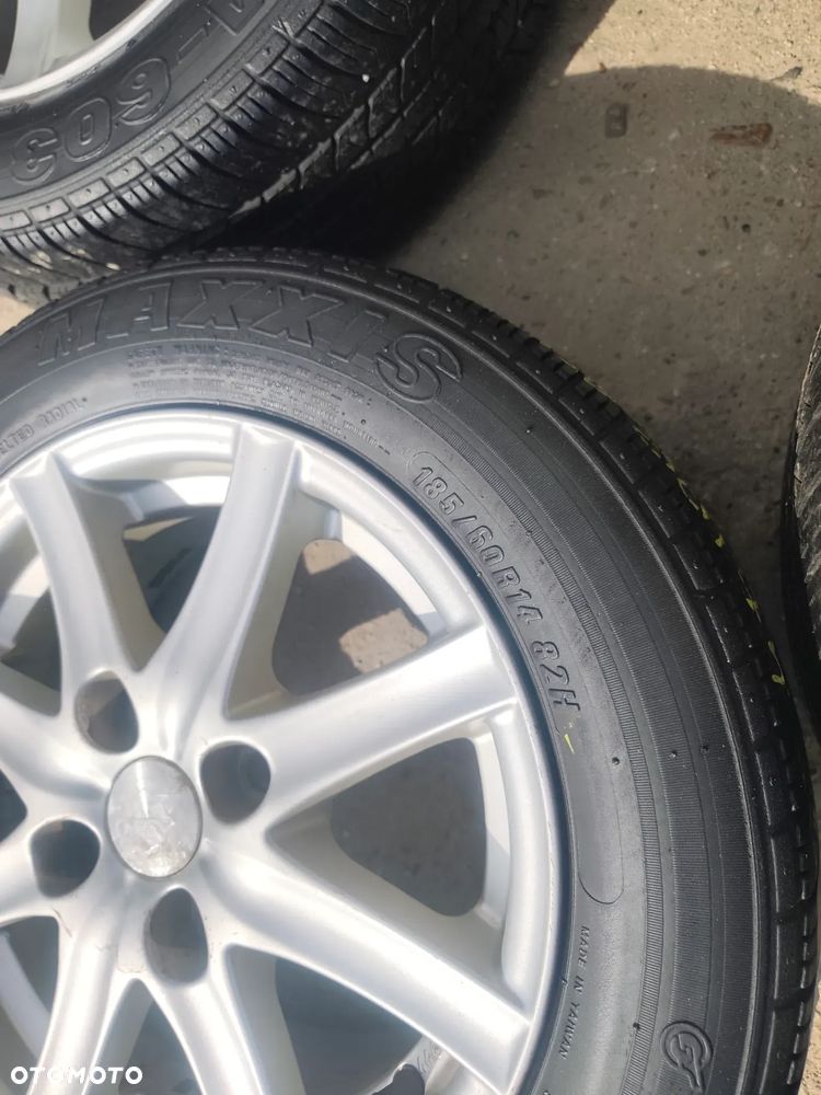 4x100 Felgi Aluminiowe Alufelgi 14 Koła letnie lato Mitsubishi Colt Carisma Lancer Mirage Rover 200 25 400 45 Subaru Justy Toyota Yaris Corolla Suzuki Swift Baleno Liana Ignis Kia Rio Picanto Daihatsu Sirion Charade Hyundai Accent i10 i20 Getz Honda Civic City Jazz Fit PRELUDE Mazda 121 323 Demio Legnica ALU-RAD 165/70 6,5-7mm - 11