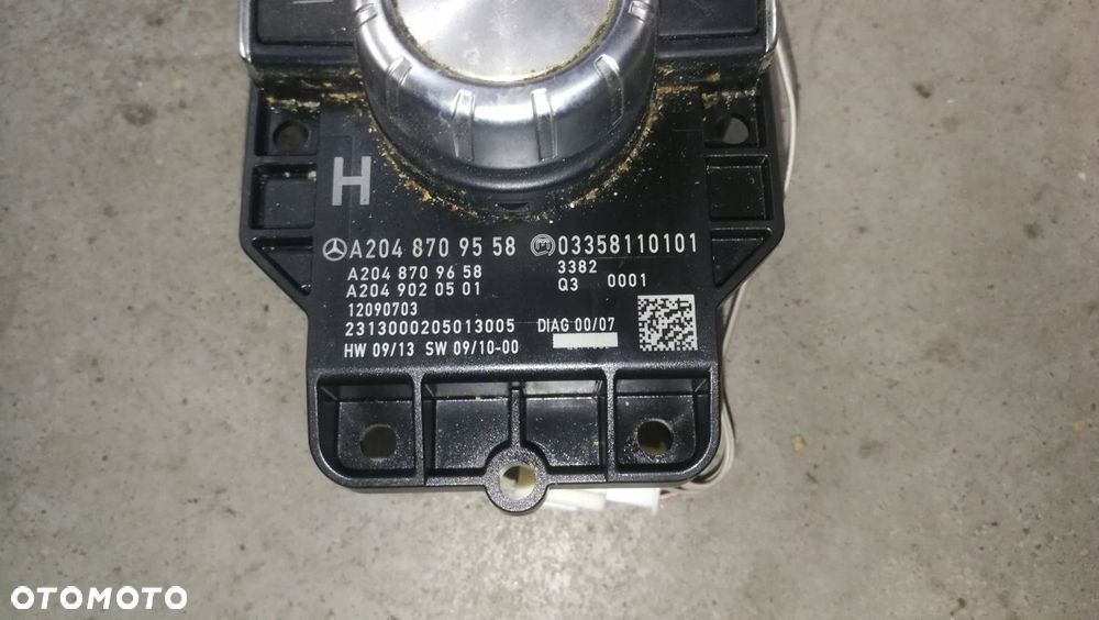 Panel sterowania pokrętło a2048709558 Mercedes E W212 lift 13-16 - 2