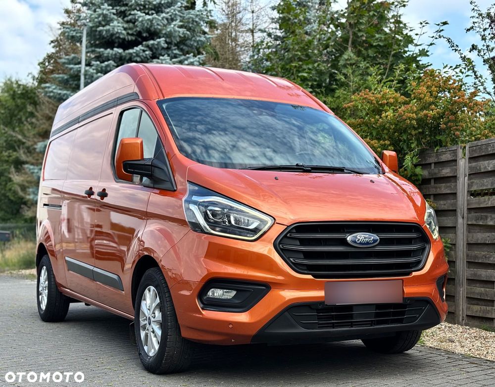 Ford Transit Custom L2H2 Automat Klima Xenon Navi Kamera G.Fotele,Szyba Serwis I właściciel - 1