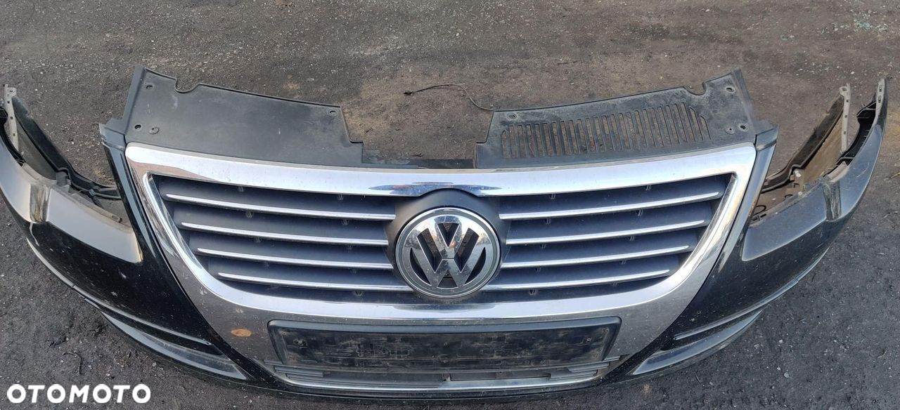 ZDERZAK PRZEDNI PRZÓD CZARNY VW PASSAT B6 - 9