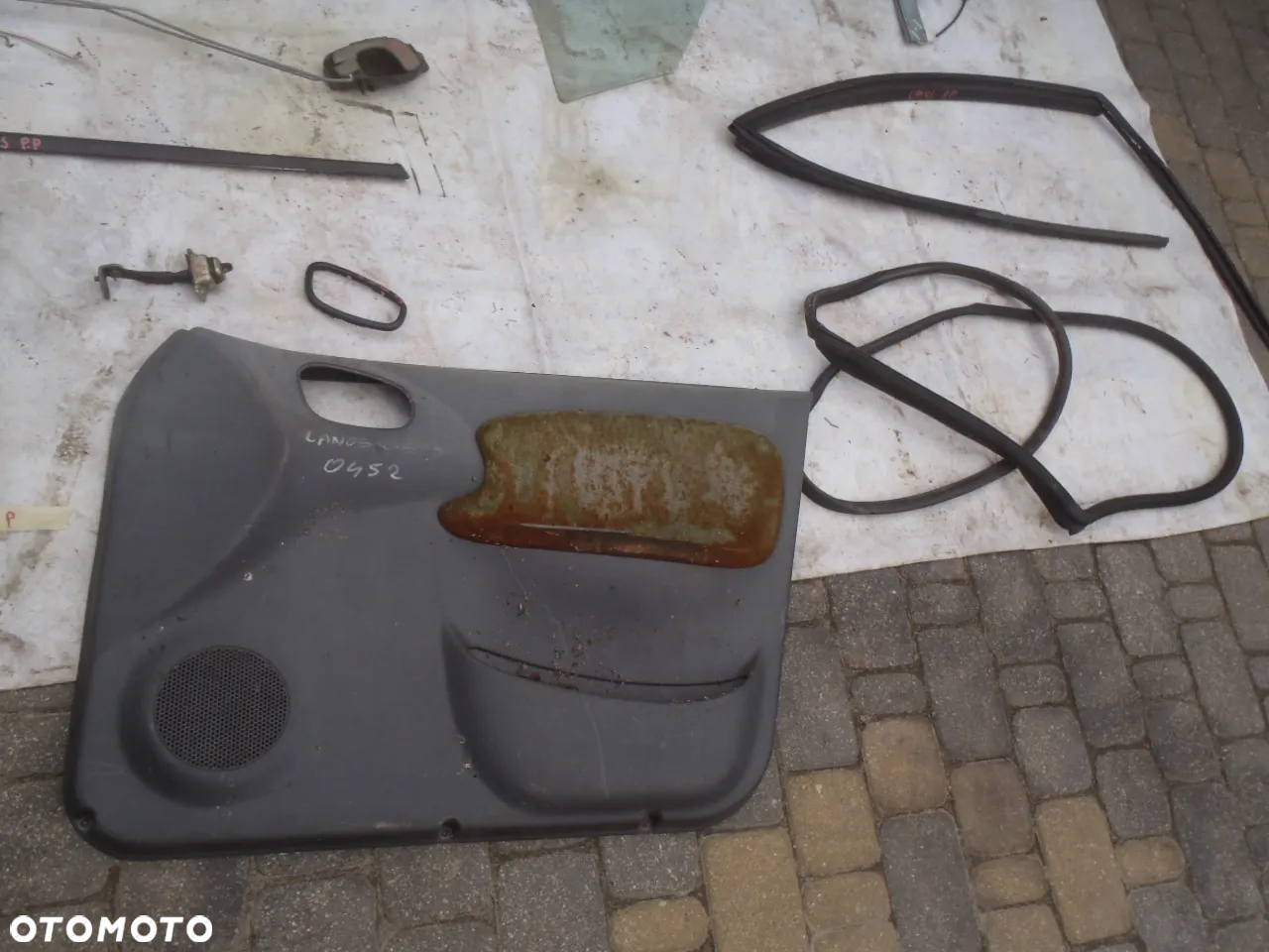szyba uszczelka listwa klamka zamek silniczek mechanizm drzwi karoseryjna daewoo lanos - 19