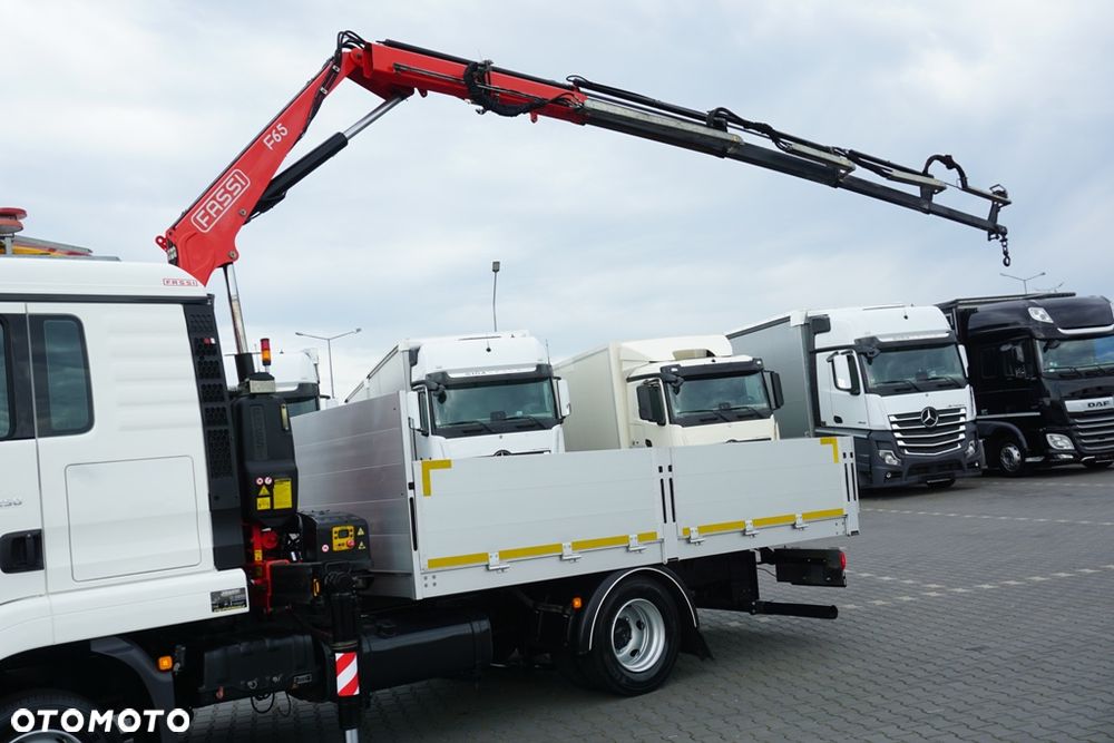 MAN / TGL / 12.250 / SKRZYNIOWY + HDS / FASSI F 65 / PILOT - 16
