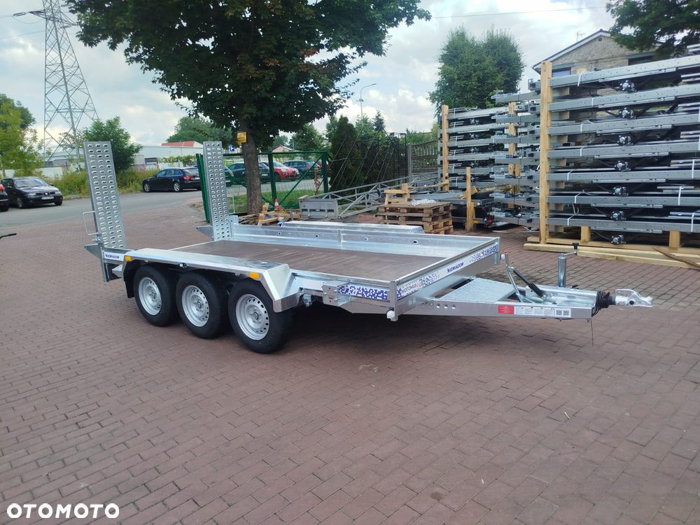 Niewiadów Przyczepa do przewozu sprzętu budowlanego Niewiadów K4035 406x195cm 3500kg 3 osie pod koparke koparka walec MOTOMUS - 3