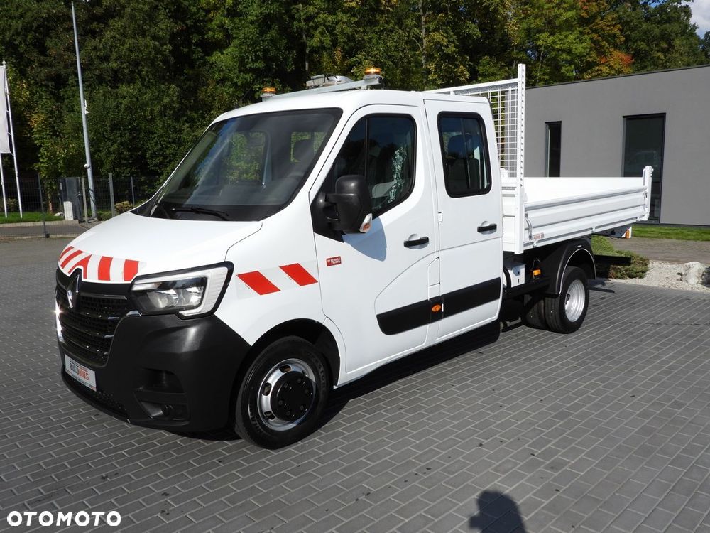 Renault MASTER WYWROTKA PODWÓJNA KABINA DOKA 6 MIEJSC TEMPOMAT LEDY BLIŹNIACZE KOŁA KLIMATYZACJA  165KM - 7