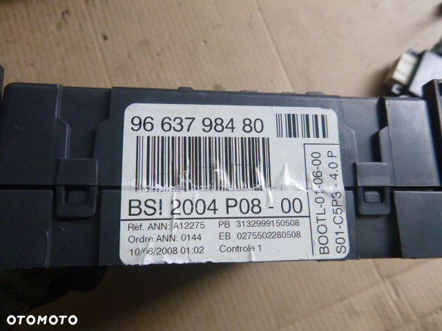 ZESTAW STARTOWY KOMPUTER STACYJKA IMMOBILIZER CITROEN C8 2.0 HDI - 17