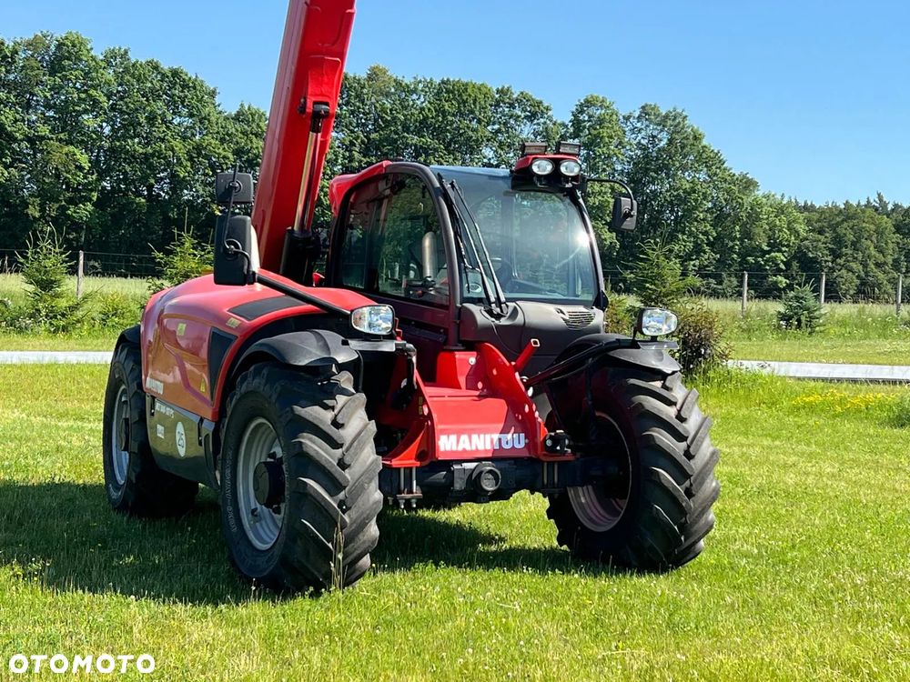 Manitou Ładowarka Teleskopowa  MLT 840-137PS Klimatyzacja Łyżka Widły Merlo JCB 42.7 TF 737 130 541-70 Bobcat TL 38.70 zaczep hydrauliczny - 14