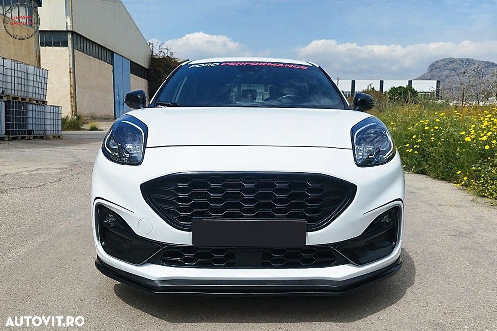 Prelungire Bara Fata Ford Puma ST (2019-) Negru Lucios- livrare gratuita - 7