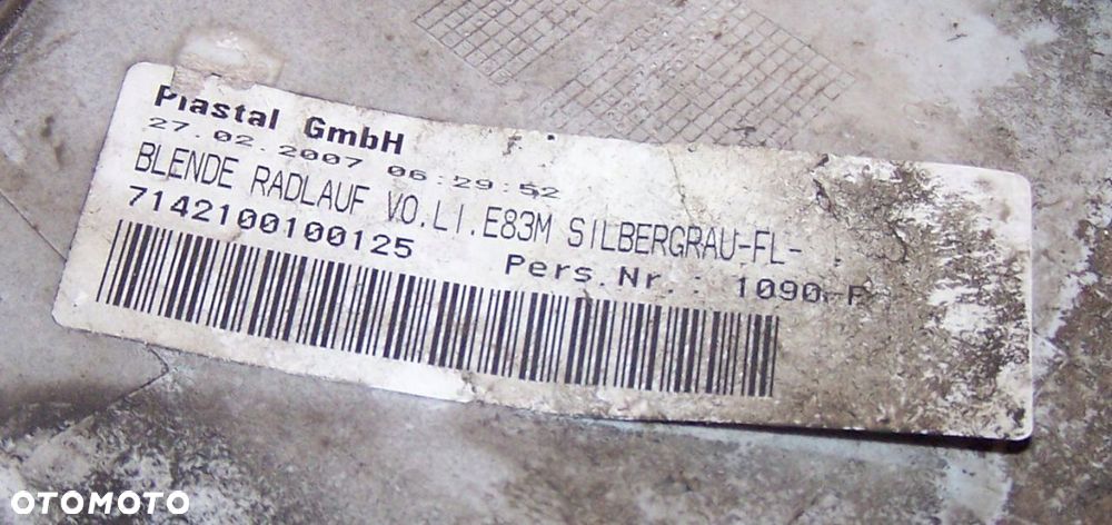 NAKŁADKA BLOTNIKA SILBERGRAU E83 X3 M Pakiet LEWA - 6