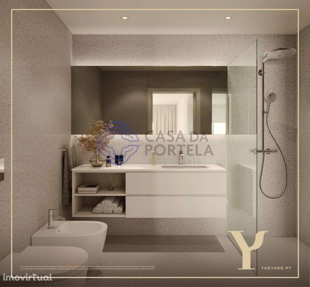 T3 suite em Gaia,  varanda, cozinha equipada open space, ar condiciona - Grande imagem: 3/10