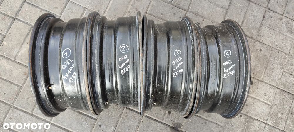 FELGI 4x100 6Jx15 CALI ET50 OPEL CORSA KARL ADAM STRUKTURALNE KOMPLET - 9