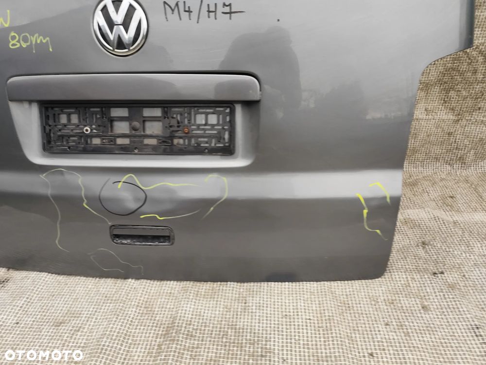 VW Transporter T5 T6 Multivan Klapa Tylna Tył Kompletna Szara LH7W - 14