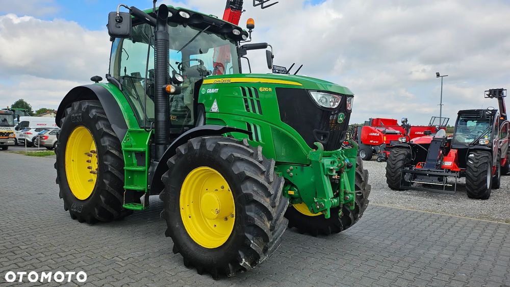 John Deere JD 6210R, 50 km/h, pneumatyka, TUZ, autentyczny przebieg - 11