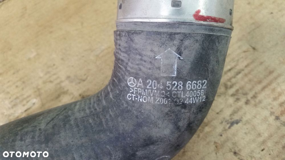 mercedes w204 w212 rura intercoolera a2045286682 - 2