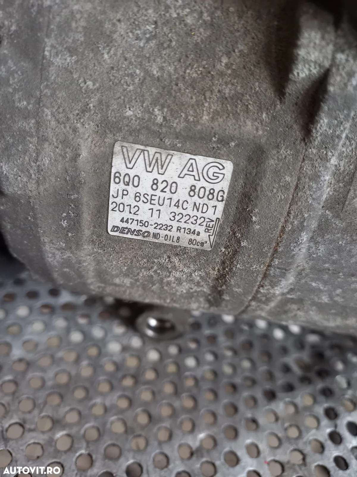 Compresor Clima Ac Aer Conditionat Vw Seat Skoda 1.2 Benzina Cod 6QG Compresor Clima Fabia 2 Polo I - 8