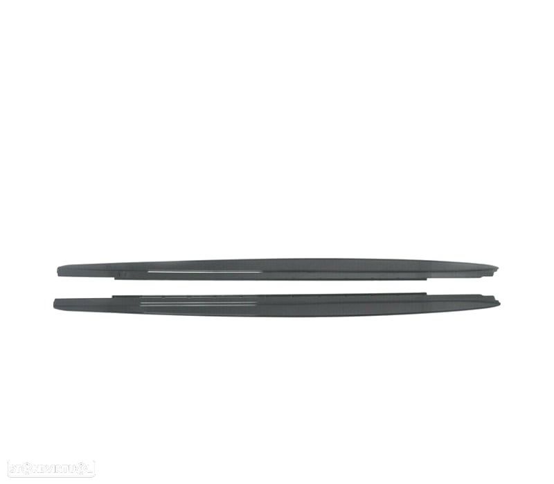 EXTENSÕES DE EMBALADEIRAS BMW G30 G31 17-20 LOOK M PERFORMANCE PRETO MATE - 2