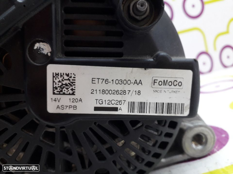 Alternador Ford Transit Courier 1.5 TDCi 75Cv de 2016 - Ref: ET7610300AA - NO50180 - 4