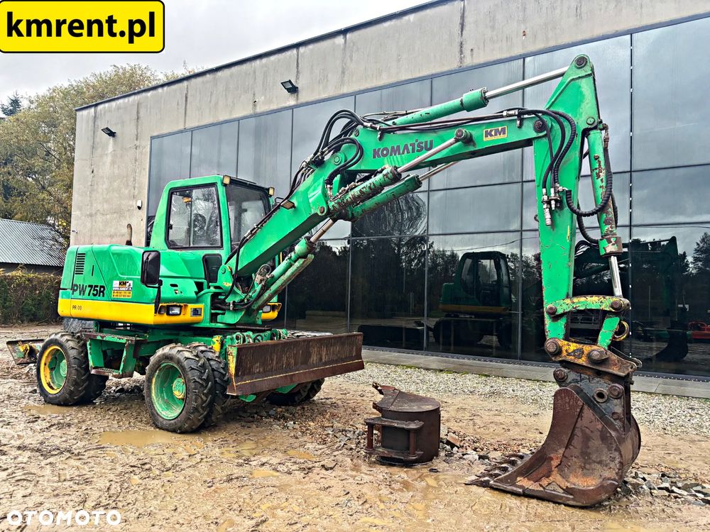 Komatsu PW 75 R KOPARKA KOŁOWA 2000r. | Komatsu pw 98 liebherr 308 309 310 wacker 9503 terex 70 Yanmar 95 - 4
