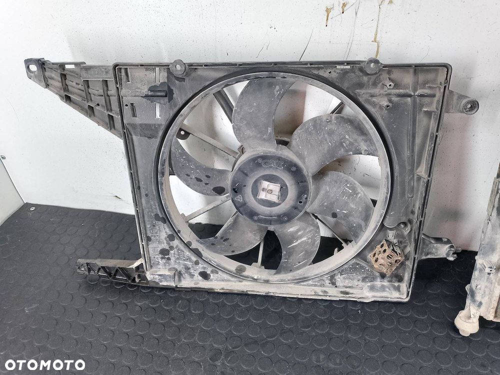 ZESTAW CHŁODNIC WODA KLIMA WENTYLATOR DACIA LOGAN 872256L 1.5 DCI - 7