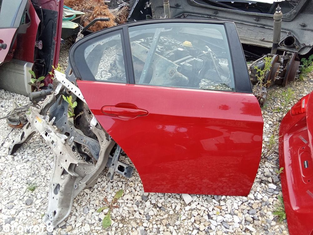 CC DRZWI PRAWY TYŁ BMW 3 E90 LCI LIFT GOŁE SEDAN KARMESINROT A61 - 1