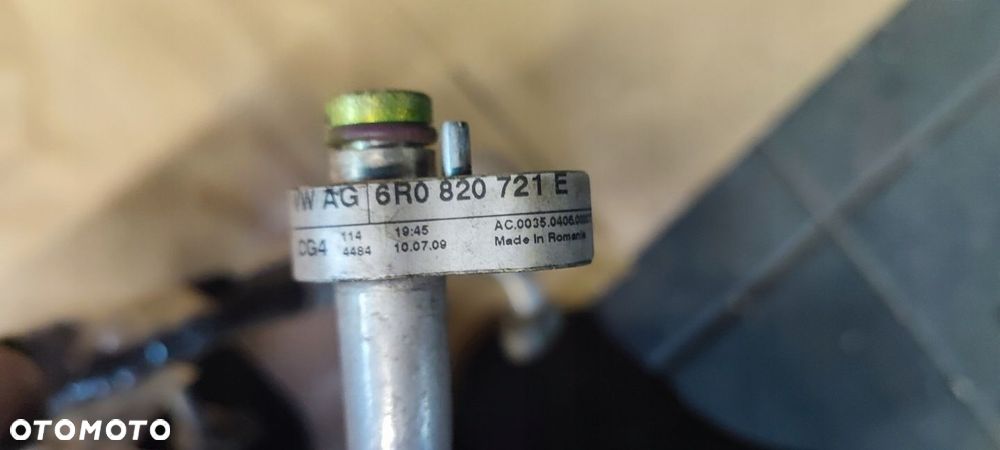 VW POLO V 6R 09-14r. RURKI PRZEWODY KLIMATYZACJI KOMPLET 1.2 BENZYNA - 6