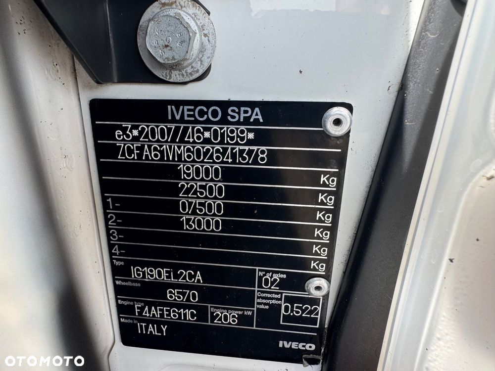Iveco Eurocargo 190EL28 IZOTERMA 21palet WINDA Import Francja - 29
