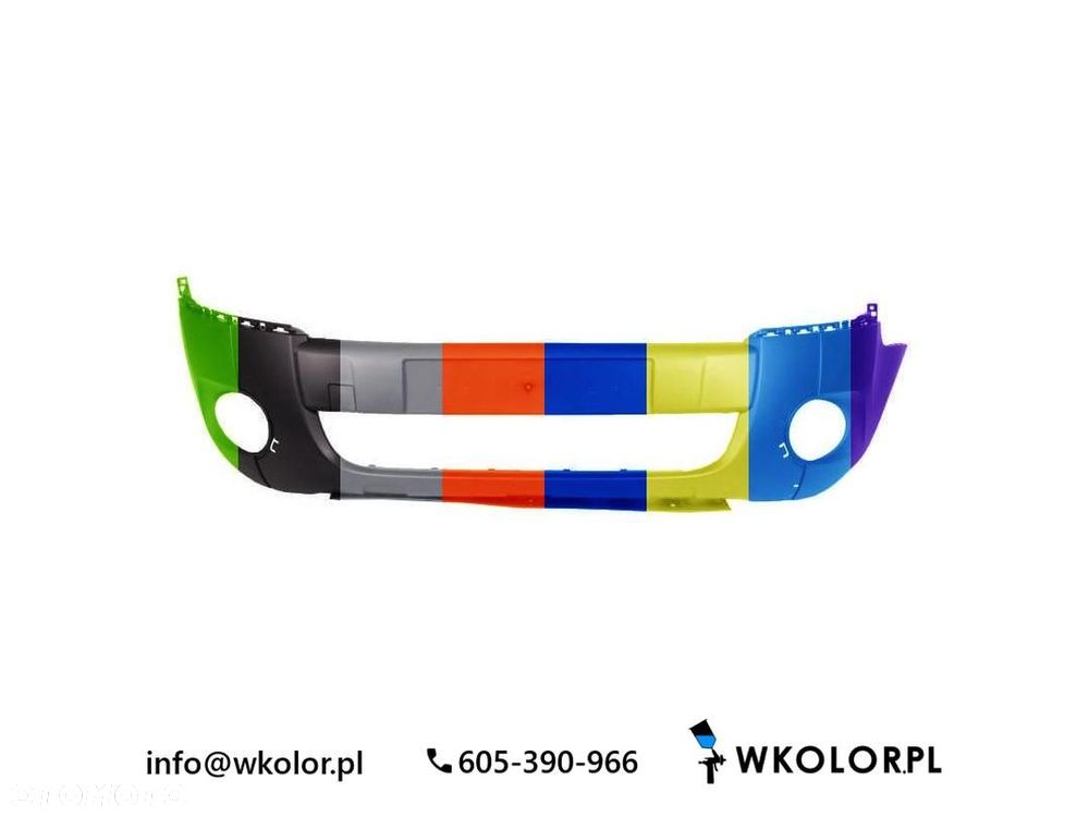 NOWY ZDERZAK CITROEN BERLINGO 2015-2018 LAKIEROWANY W KOLOR - 1