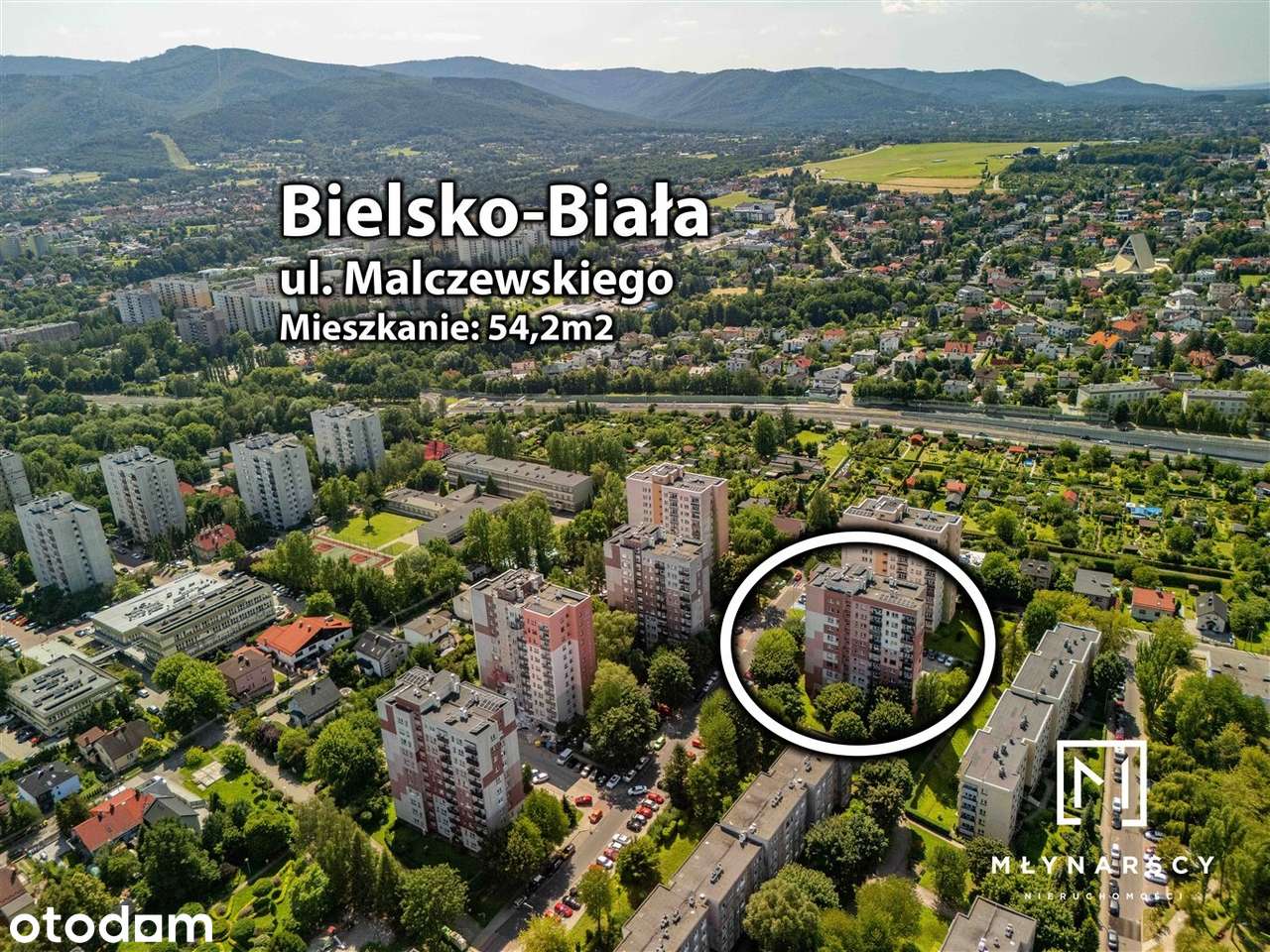Mieszkanie 3 pokojowe | os. Słoneczne | 54 m²