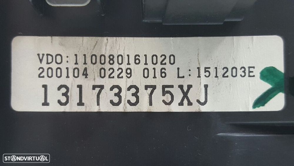 QUADRANTE OPEL MERIVA A LIMUSINA 2004 -13173375 - 5