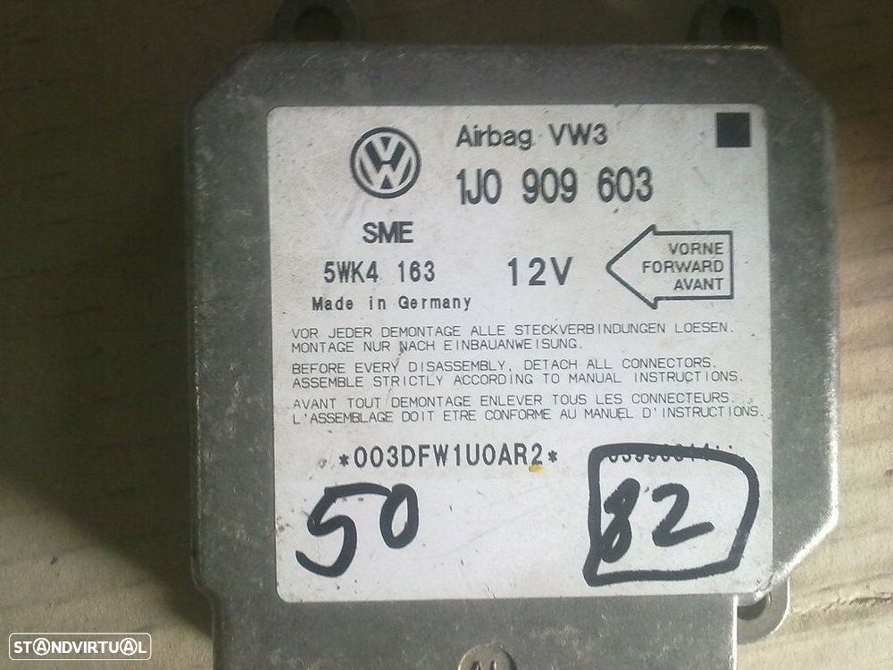 Modulo Airbag 1J0909603 SEAT IBIZA SKODA OCTAVIA 1997 FORD GALAXY 1998 1.9 TDI   0P - 1