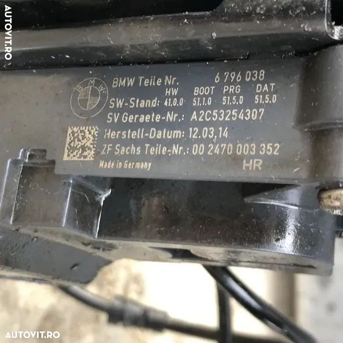 Perne amortizor EDC F01 F02 punte spate senzori nivel modul frână - 5
