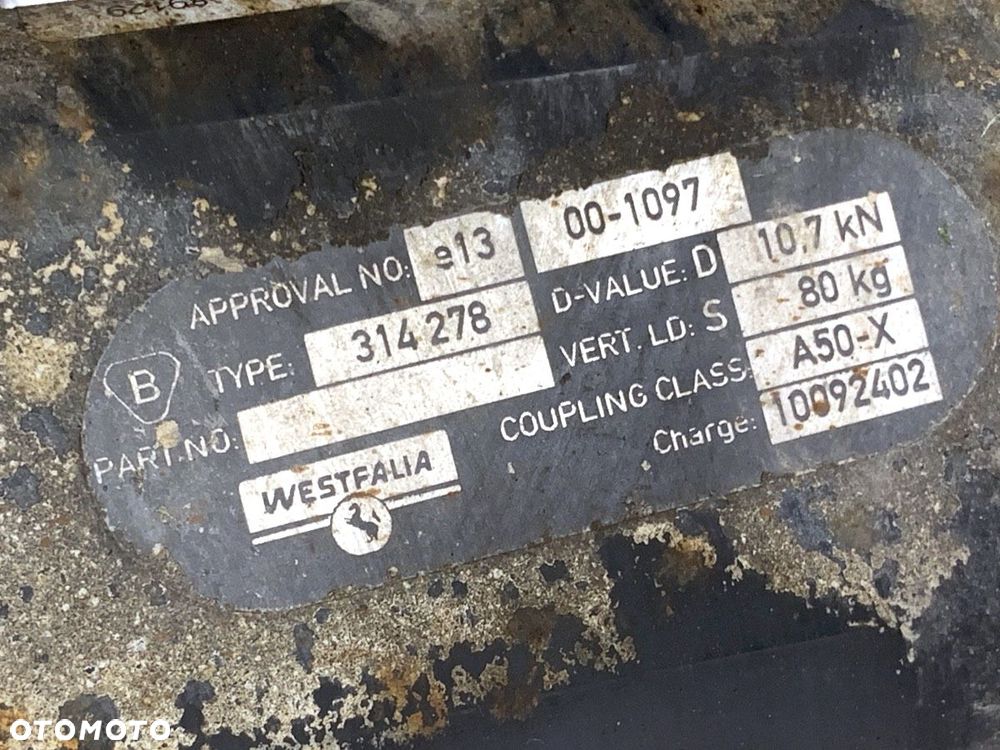 HAK HOLOWNICZY  OPEL SIGNUM liftback (Z03) 2003 - 2008 1.9 CDTI (F48) 110 kW [150 KM] olej napędowy - 12