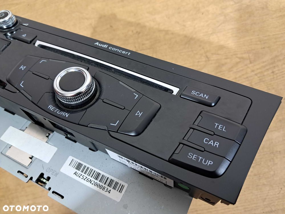 Radio radioodtwarzacz CD AUDI CONCERT A5 8T A4 B8 Q5 8R LIFT Anglik - 3
