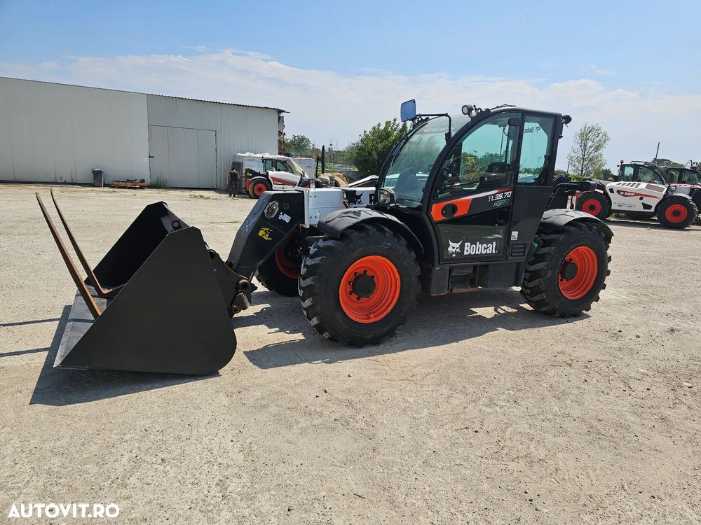 Bomag TL35.70 cu cupa si furci incarcator telescopic manitou merlo dieci cat jcb - 1
