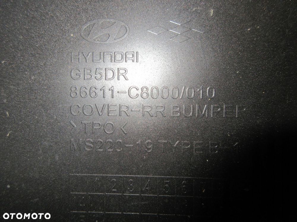zderzak tyŁ hyundai ix20 nr.86611-c8000 - 5