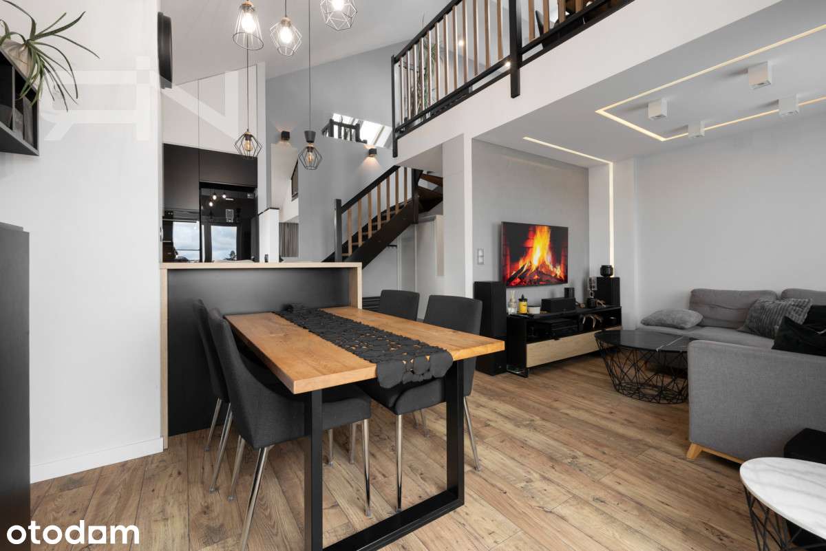 Loft| Antresola| Taras| Wyposażone| Garaż+komórka