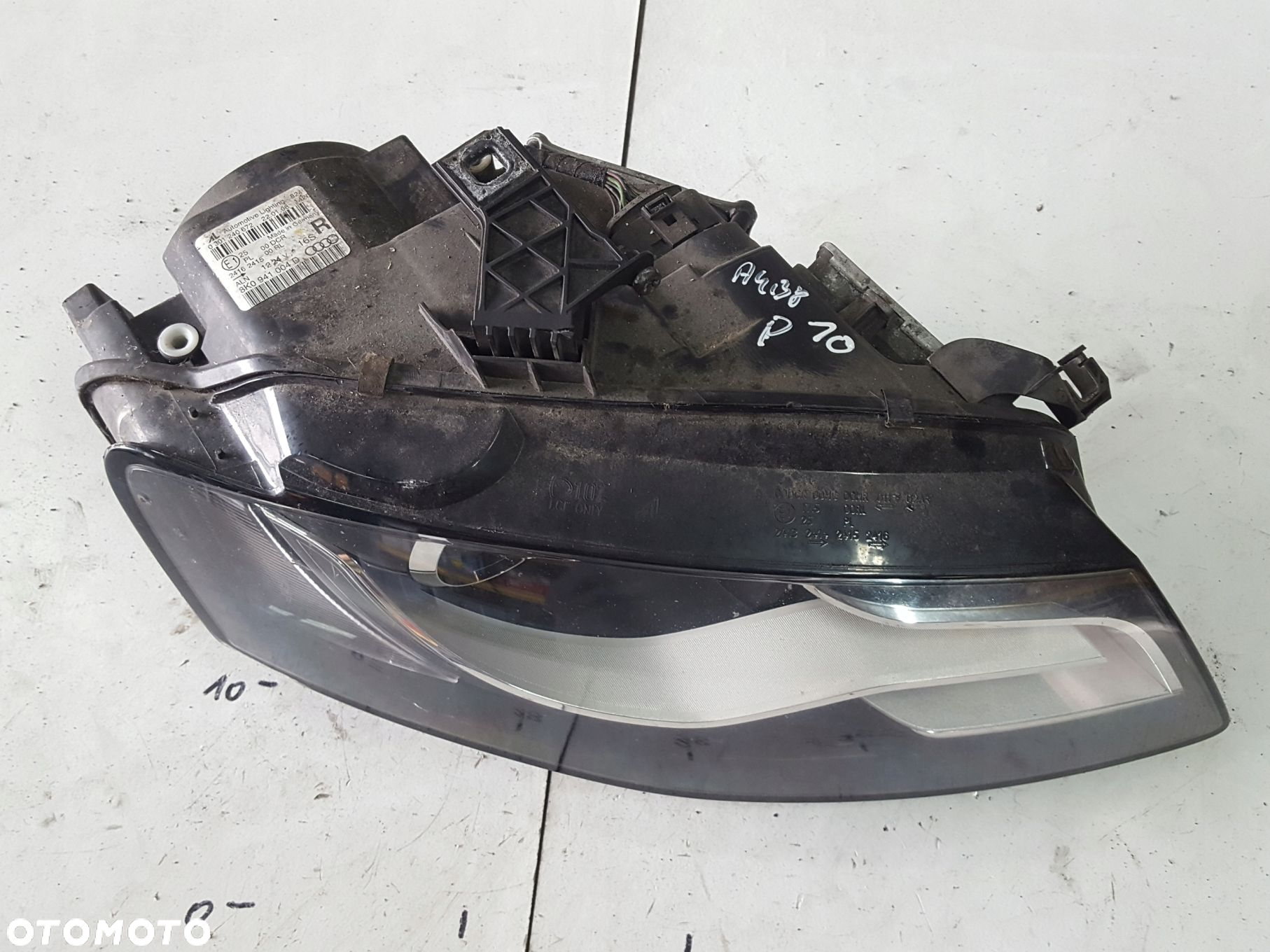 AUDI A4 B8 08r- LAMPA PRAWA PRZÓD XENON LED ANGLIK - 4